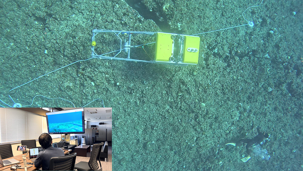 1000km離れたオフィスから海中ロボットを遠隔操作することに成功！